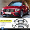 Mercedes GLB-Class X247 (2020-Up), Front Bumper AMG Glb35 with Radiator Grille with Park Assist, China