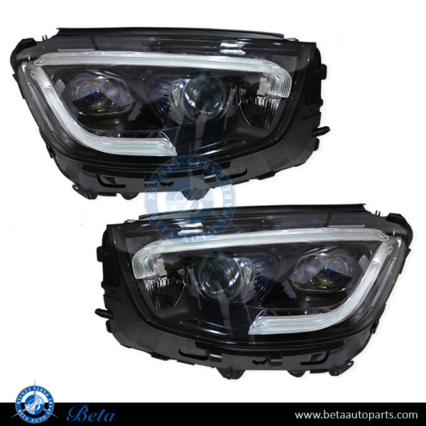 Mercedes GLC-Class W253 / C253 (2020-2022), Headlamp Upgrade from Static LED to Dynamic LED, China, 2539068101 / 2539068201