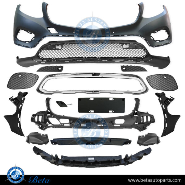 Mercedes GLC-Class W253 (2016-2019), Front Bumper Basic, China, 2538850001