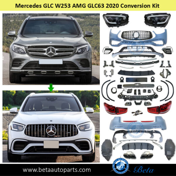 mercedes-glc-w253-glc63-2021-conversion-kit-front.jpg Mercedes GLC W253 (2016-2020), AMG GLC63 2020 Conversion Kit