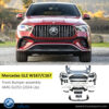 Mercedes GLE-Class W167 / C167 (2024-Up), Front Bumper AMG GLE53 with Park Assist, China, 1678850010