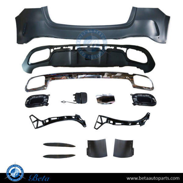 Mercedes GLE-Class W167 (2019-2023), Rear Bumper Normal AMG with Park Assist, China, 1678851203