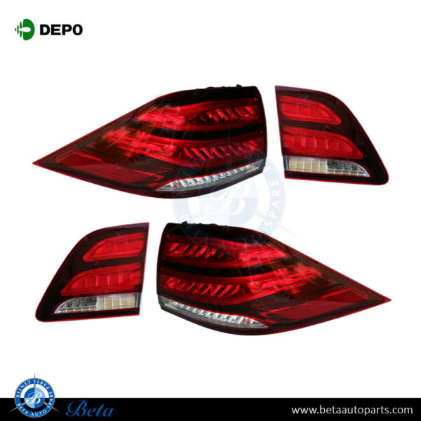 Mercedes ML-Class W166 (2012-2014), Tail Lamp Upgrade to 2015 Look - USA Type, Depo