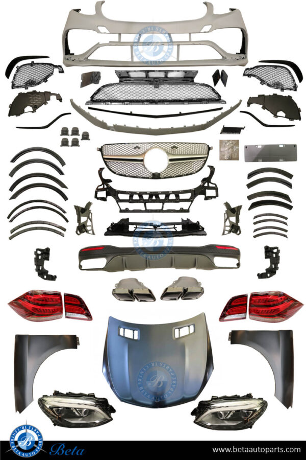 mercedes-ml-w166-conversion-upgrade-kit-to-amg-gle63-look-car-parts.jpg Mercedes ML-Class W166 (2012-2014), Body Kit Conversion Upgrade To 2015 AMG GLE63 Look, China