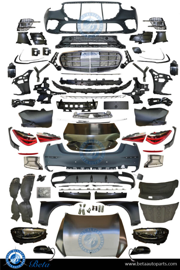 mercedes-s-class-w221-w223-conversion-kit-normal-amg-spare-parts.jpg Mercedes S-Class W221 (2006-2013), Body Kit Conversion Upgrade to W223 Normal AMG Look, China