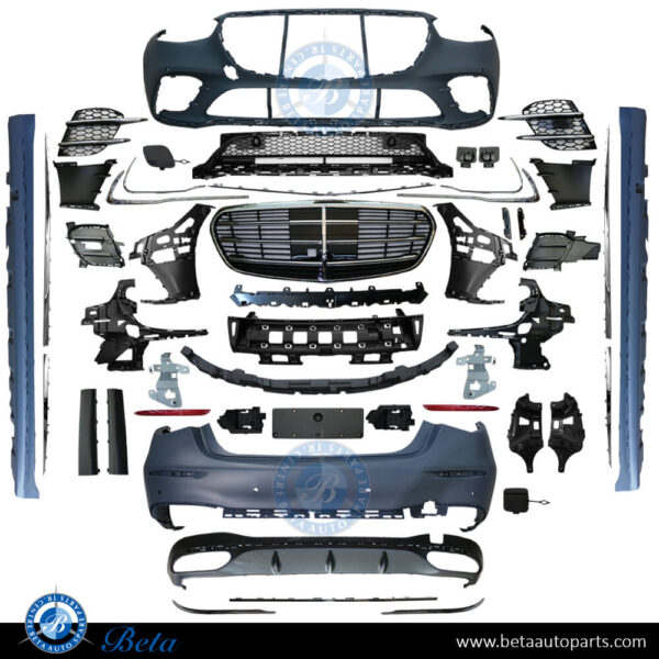 Mercedes S-Class W223 (2021-Up), Body Kit Normal AMG (Silver), China