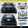 Mercedes S-Class W223 (2021-Up), Body Kit Normal AMG (Silver), China