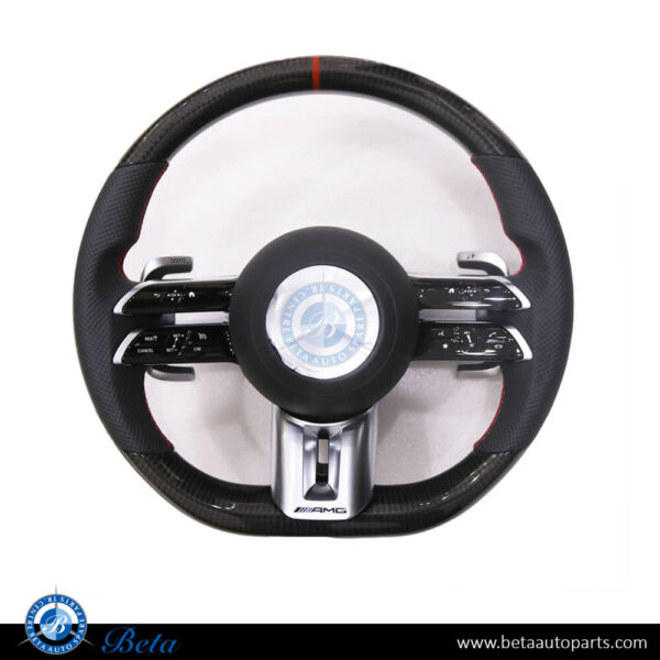 Mercedes W222 / W463 / W167 / X167 / W205 / W213 / H247 / W253  (2018-Up), Steering Wheel Upgrade To 2021 AMG Look (Carbon), China, 0004609908