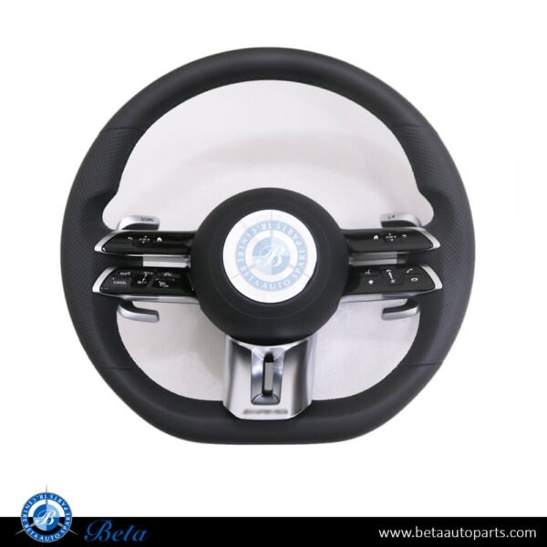 Mercedes W222 / W463 / W167 / X167 / W205 / W213 / H247 / W253  (2018-Up), Steering Wheel Upgrade To 2021 AMG Look (Leather), China, 0004609908