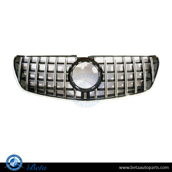 mercedes-viano-grille-gt-style-2015.jpg Mercedes Viano W447 (2015-Up), Radiator Grille GT Look (Black and Chrome), China
