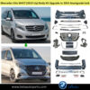 Mercedes Vito W447 (2015-Up), Body Kit Upgrade to 2024 Avantgrade Look (Silver), China
