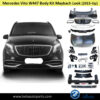 Mercedes Vito W447 (2015-Up), Body Kit Upgrade To Maybach Look with Radiator Grille, China
