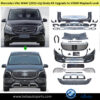 Mercedes Vito W447 (2015-Up), Body Kit Upgrade To VS600 Maybach Look with Radiator Grille, China