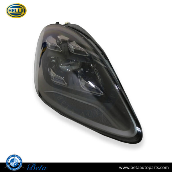 porsche-cayenne-2018-headlamp-right-hella-9Y0941036J.jpg Porsche Cayenne (2018-Up), Headlamp LED (Right), Hella, 9Y0941036J / 9Y0941078J