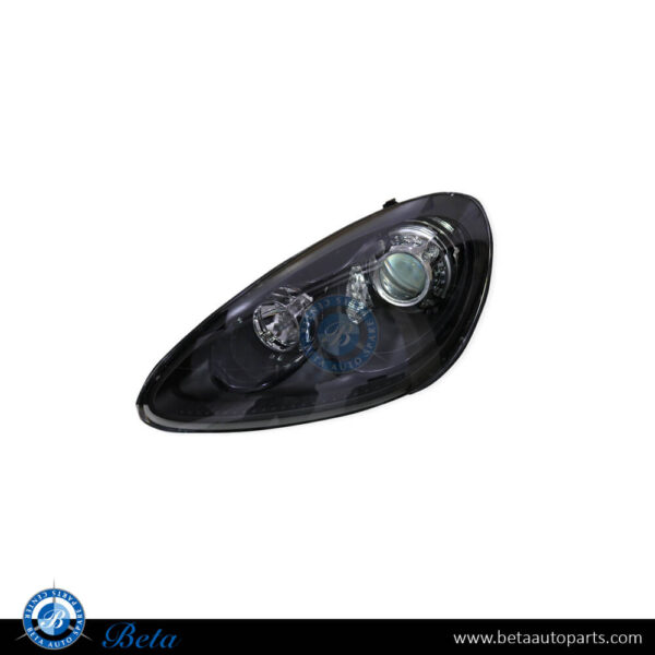 Porsche Cayenne (2011-2014), Headlamp Adaptive Xenon - Black (Left), China, 95863128100