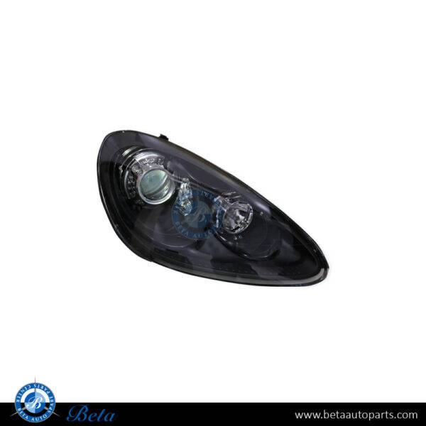 Porsche Cayenne (2011-2014), Headlamp Adaptive Xenon - Black (Right), China, 95863128200