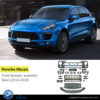 Porsche Macan (2014-2018), Front Bumper Basic, China, 95B807221AG2X