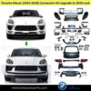 Porsche Macan (2014-2018), Body Kit Conversion Upgrade to 2019 Look, China