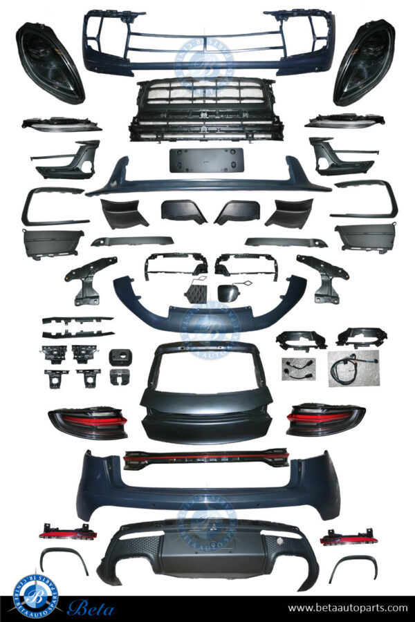 Porsche Macan (2014-2018), Body Kit Conversion Upgrade to 2019 Look, China