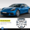 Porsche Panamera (2017-2020), Front Bumper (Basic), China, 971898010A