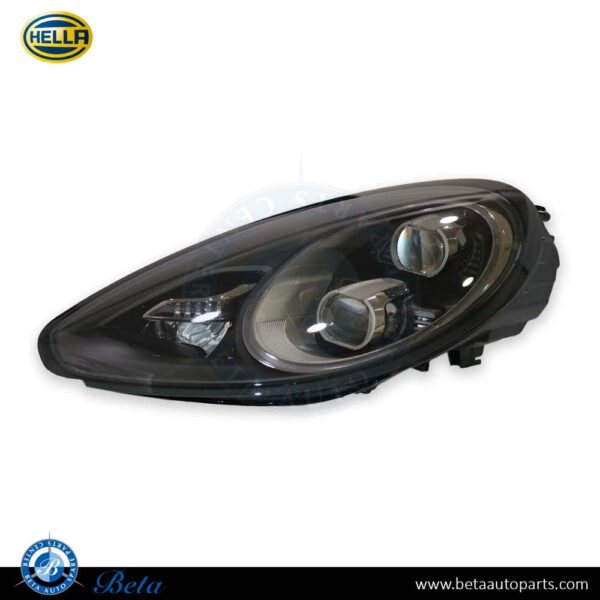porsche-panamera-headlamp-left-97063197303.jpg Porsche Panamera (2014-2016), Headlamp LED (Black)(Left), Hella, 97063197303