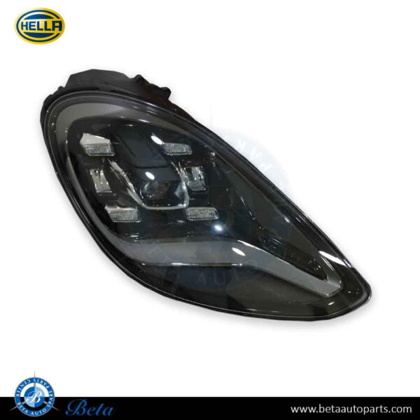 Porsche Panamera (2021-2023), Headlamp LED (Right), Hella, 971941034J, 971941044L