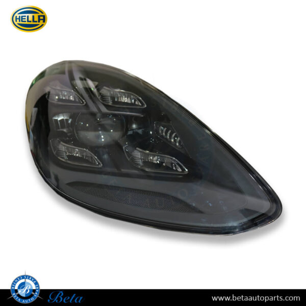 Porsche Panamera (2017-2020), Headlamp LED (Right), Hella, 971941036J, 971941040L