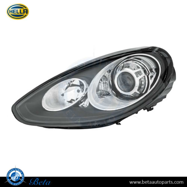 Porsche Panamera (2014-2016), Headlamp Xenon (Left), Hella, 97063116954