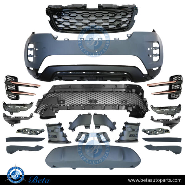 range-rover-evoque-r-dynamic-l-look-bumper.jpg Range Rover Evoque (2019-Up), Front Bumper R Dynamic L Look with Park Assist without Washer, China, LR156792