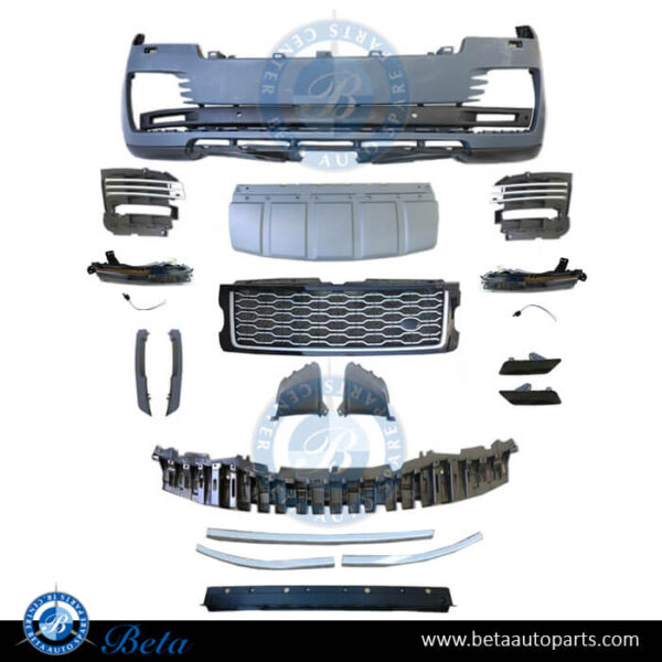 Range Rover Vogue (2018-2022), Front Bumper with PDC with Washer, China, LR098377
