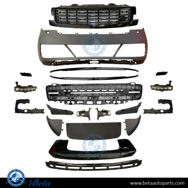 Range Rover Vogue (2023-Up), Front Bumper with PDC / Park Assist / Washer, China, LR157963