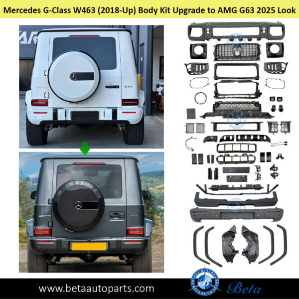 Mercedes G-Class W463 (2018-Up), Body Kit Upgrade to AMG G63 2025 Look, China