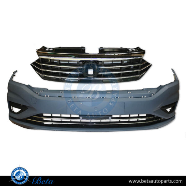 volkswagen-jetta-front-bumper-2019-spare-parts.jpg Volkswagen Jetta (2019-Up), Front Bumper without PDC, China, 17G807221