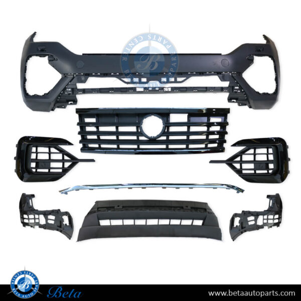 Volkswagen Touareg R-Line (2018-Up), Front Bumper , China, 760807217BA