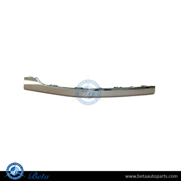 Volkswagen Touareg (2015-2017), Rear Bumper Moulding - Chrome (Right), China, 7P6853842