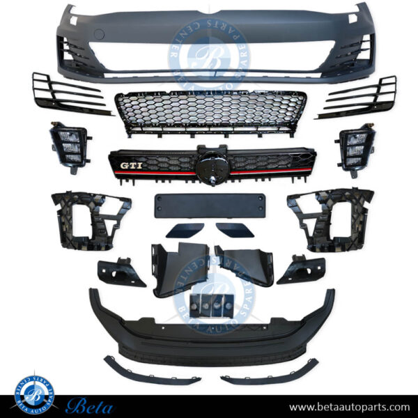 Volkswagen Golf 7 GTI (2013-2016), Front Bumper, China, 5G0807217AD