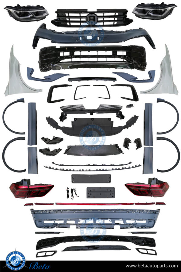 Volkswagen Tiguan (2017-2020), Body Kit Conversion Upgrade to 2021 R-Line Look, China