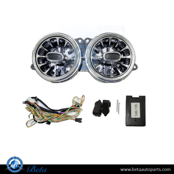 Mercedes S-Class W222 (2018-2020), Rear Fresh AC Air Grille 7 Colors, China, 2228300454